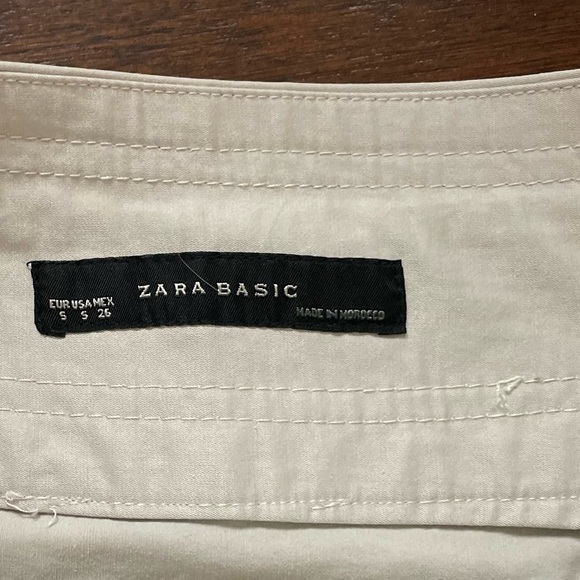 Zara Pleated Utility Cargo Style Skirt - Picture 5 of 7